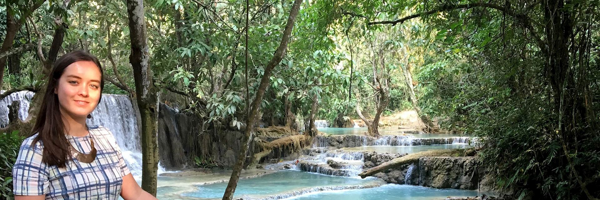 Isabelle in Luang Prabang, Laos