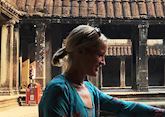 Joanna in Angkor Wat, Cambodia