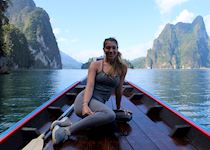 Kendall in Khao Sok National Park, Thailand