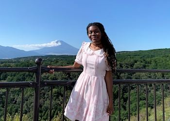 Letitia in Hakone National Park, Japan