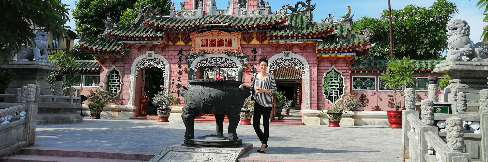 Louisa at Quan Cong Temple, Hoi An, Vietnam
