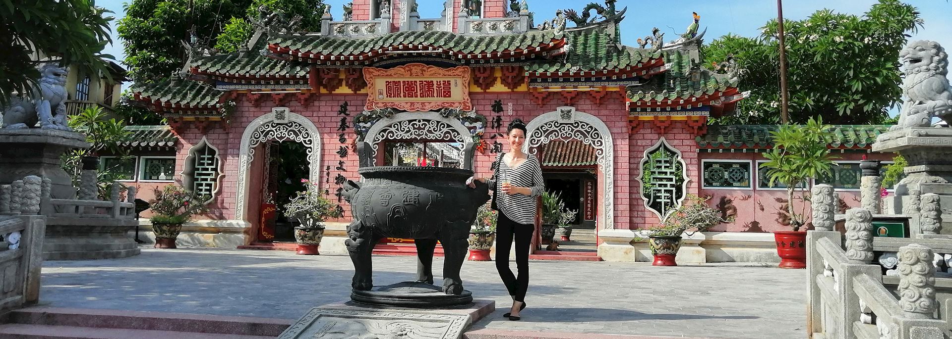 Louisa at Quan Cong Temple, Hoi An, Vietnam
