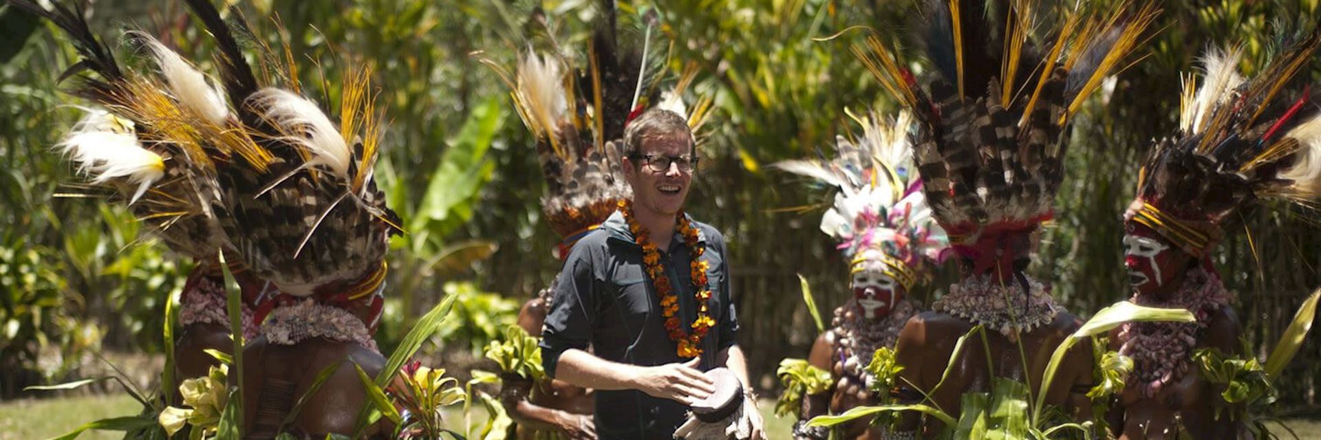 Mark with the Kuli tribe, Mount Hagen, Papua New Guinea