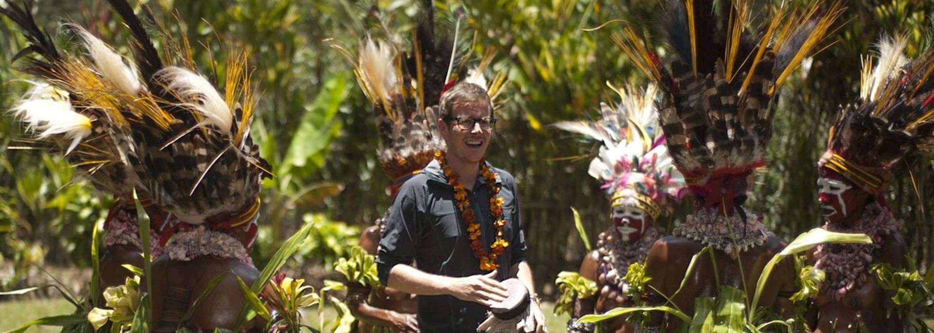 Mark with the Kuli tribe, Mount Hagen, Papua New Guinea