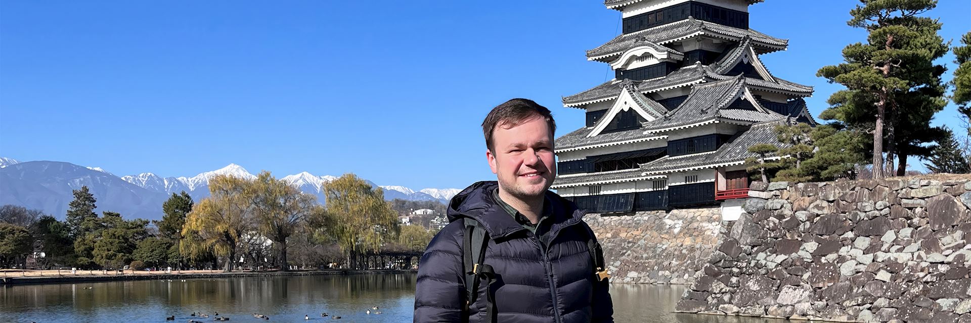 Matt visiting Japan