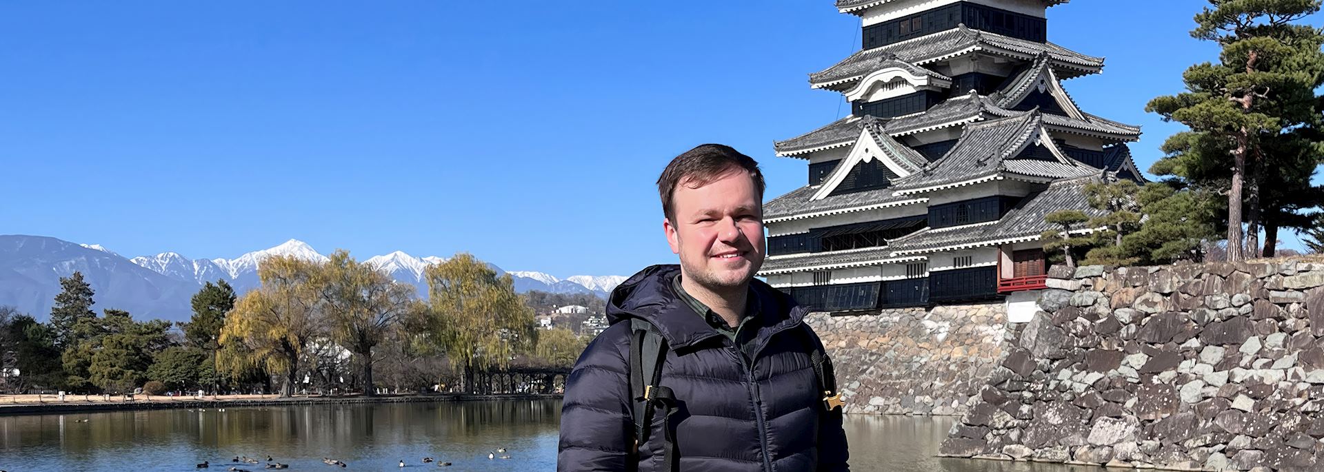 Matt visiting Japan