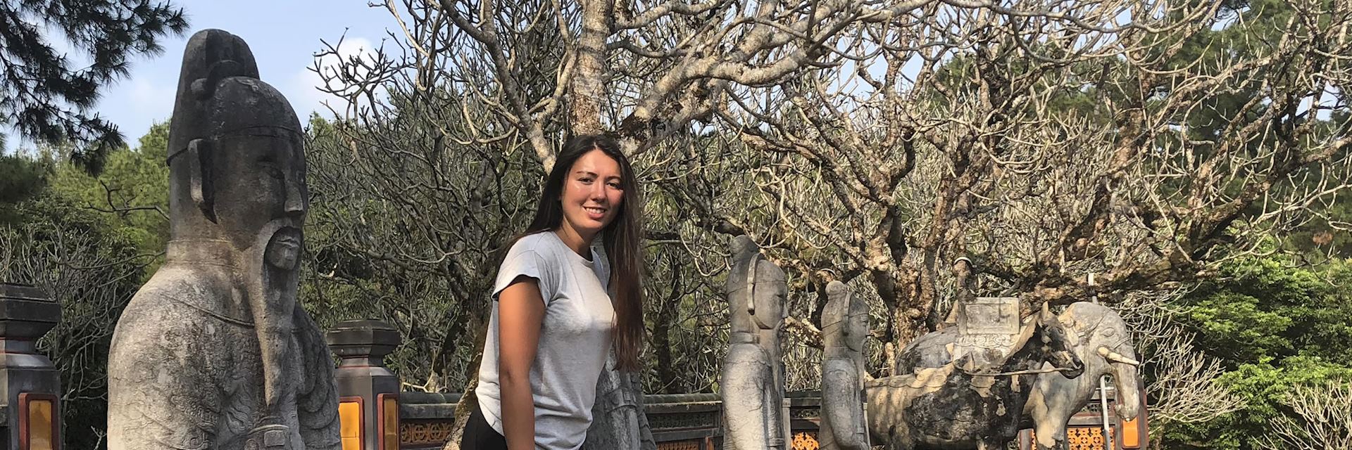 Michelle in Hue, Vietnam