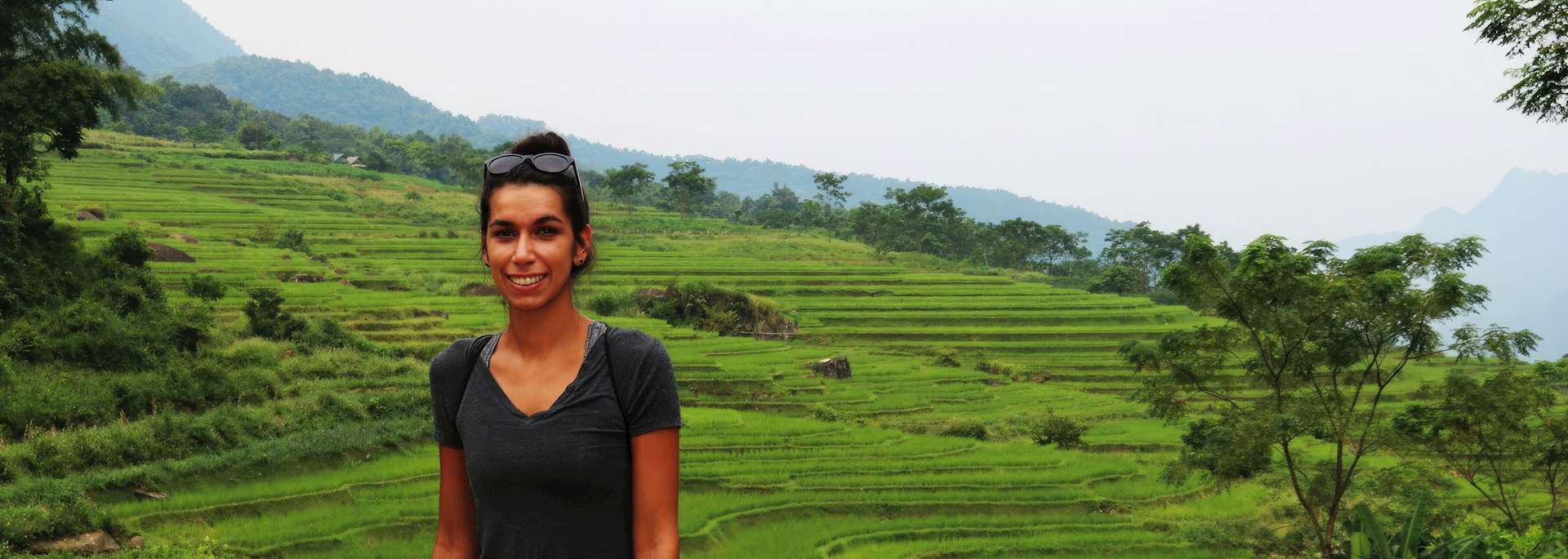 Natasha in Mai Chau, Vietnam