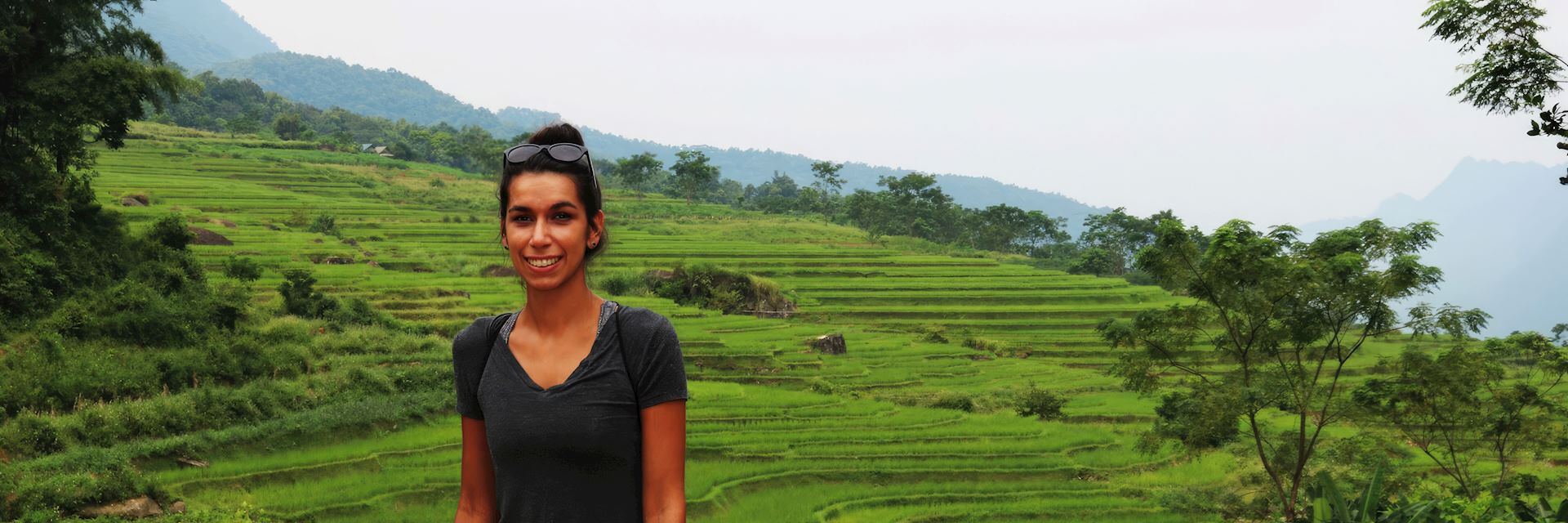 Natasha in Mai Chau, Vietnam