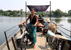 Natasha on the Perfume River, Vietnam