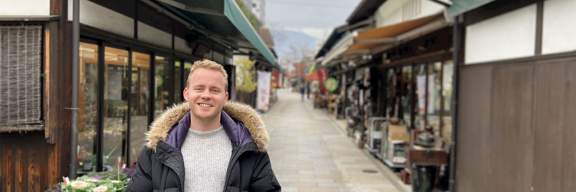Ollie at Matsumoto Castle