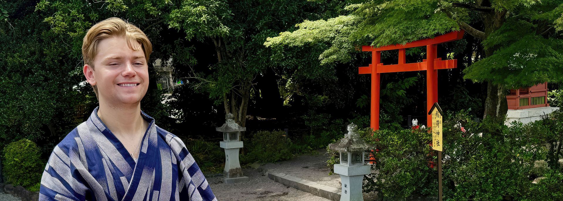 Oskar in kimono, Japan