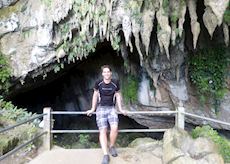 Rob in Mulu National Park, Borneo