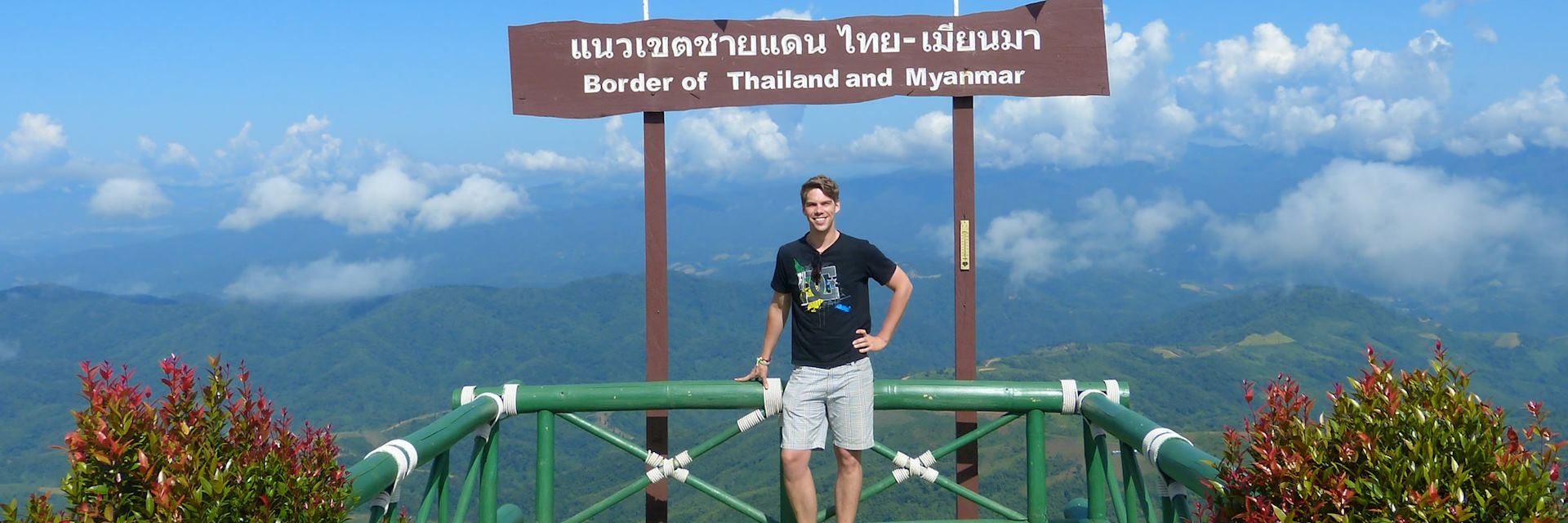 Rob on the Thai-Myanmar border