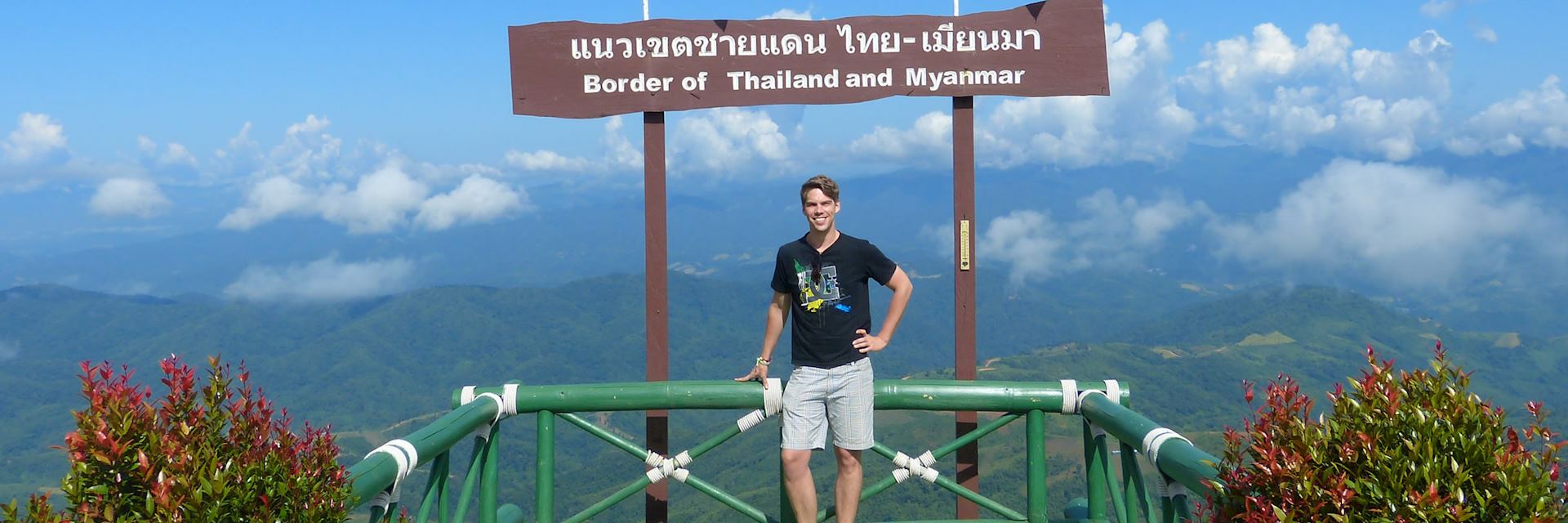 Rob on the Thai-Burma border