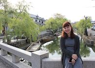 Tamatha in the Kurashiki Bikan Historical Quarter
