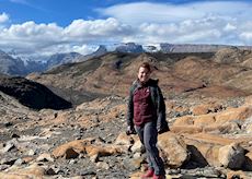 Tamatha in Los Glaciares National Park, Argentina
