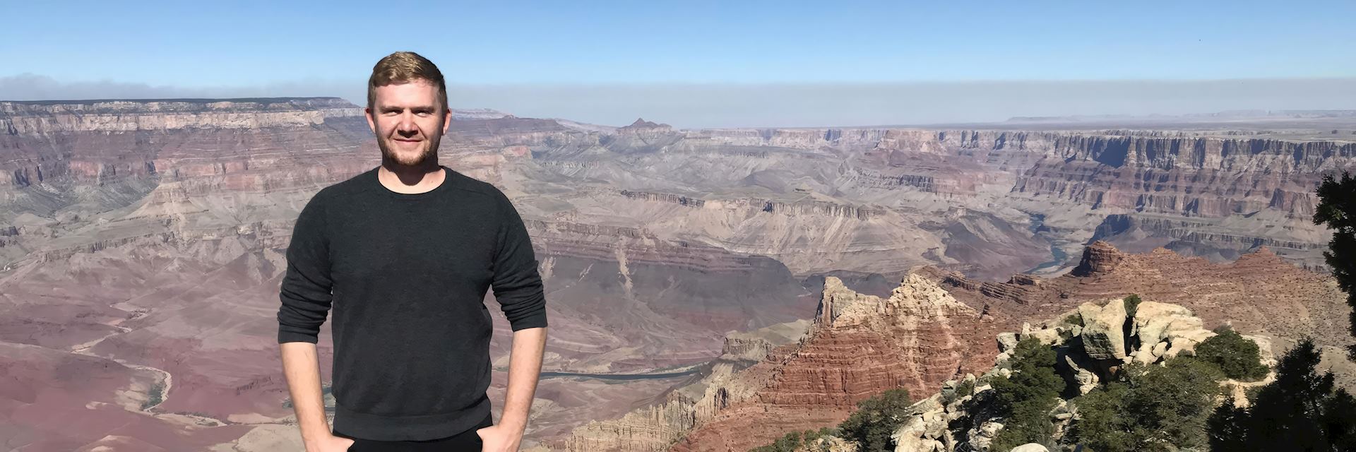 Alex in the Grand Canyon