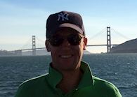 Alex taking in the sights in San Francisco, the USA