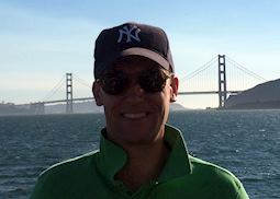 Alex taking in the sights in San Francisco, the USA