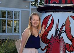 Carla at Kennebunkport, Maine, USA