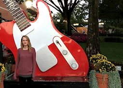 Carla visiting the Grand Ole Opry, Nashville, USA
