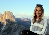 Dani at Glacier Point, USA