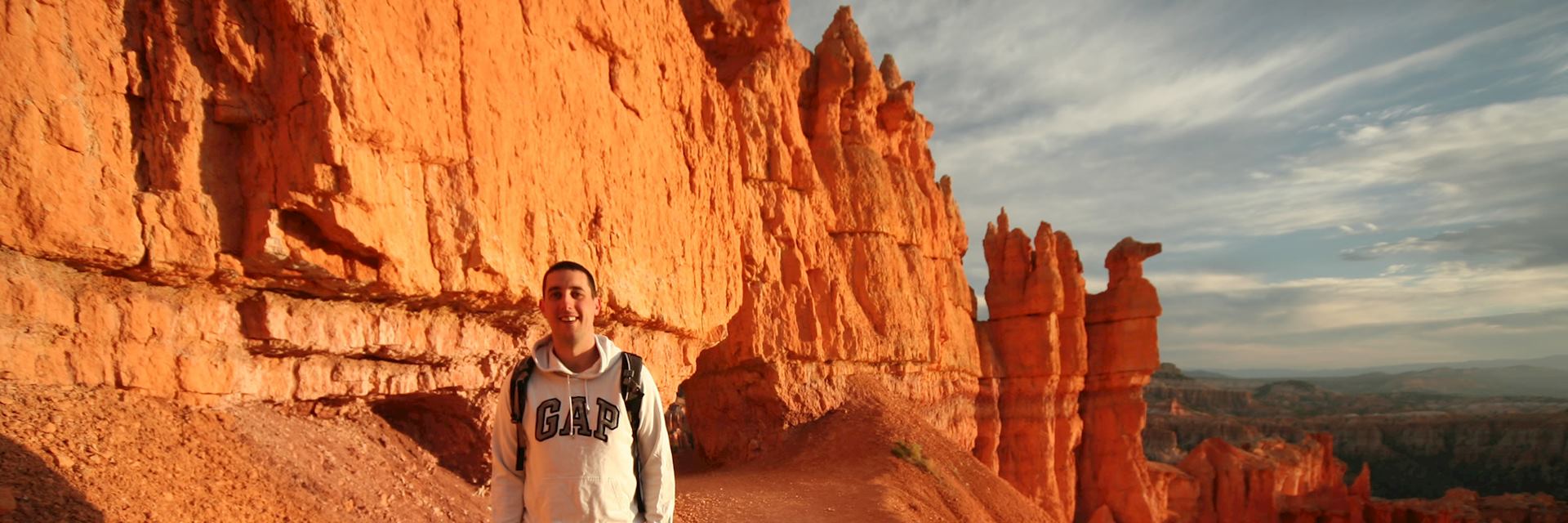 Dave in Bryce Canyon, the USA