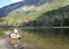 Ellie in the White Mountains, New Hampshire