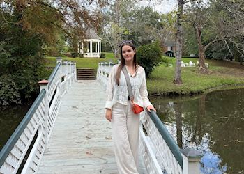 Jude at the Monmoth Historic Inn Plantation in Natchez, Mississippi