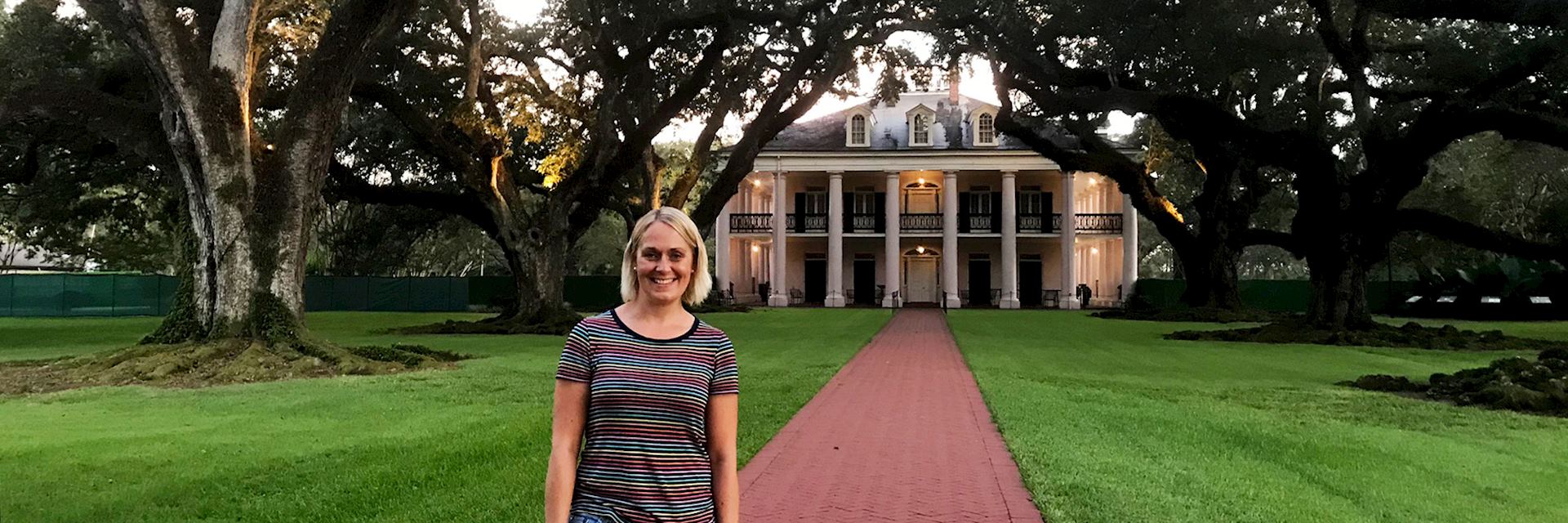 Kelly at Oak Alley Plantation, Louisiana
