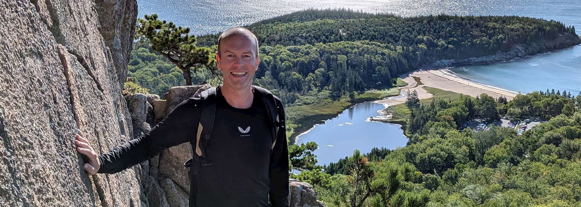 Lee on the Beehive Trail, Acadia National Park
