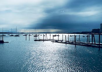 Early morning, Boston Harbor
