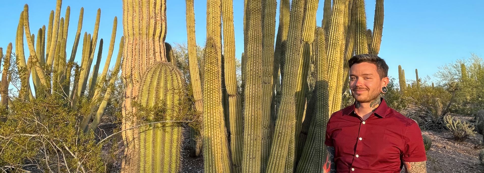 Nicholas at the Desert Botanical Garden in Phoenix