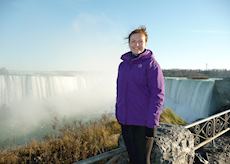 Shannon at Niagara Falls