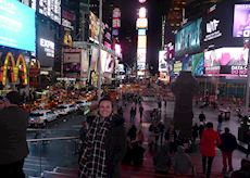 Shannon in Times Square