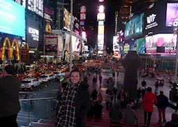 Shannon in Times Square