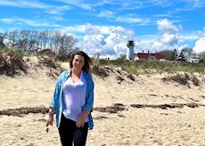 Stacey in Cape Cod, USA