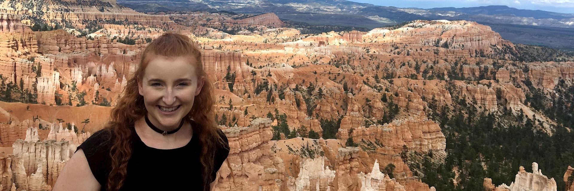 Steph visiting Bryce Canyon, USA