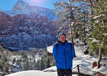 Tom in Zion National Park, Arizona, USA