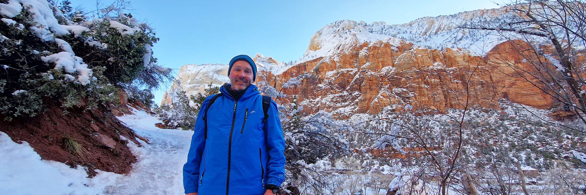 Tom in Zion National Park, USA