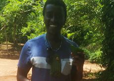 David at a spice farm, Zanzibar