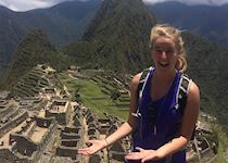 Hannah at Machu Picchu