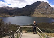 alpine lake in Ecuador