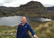 Harry on a trip to Las Cajas National Park