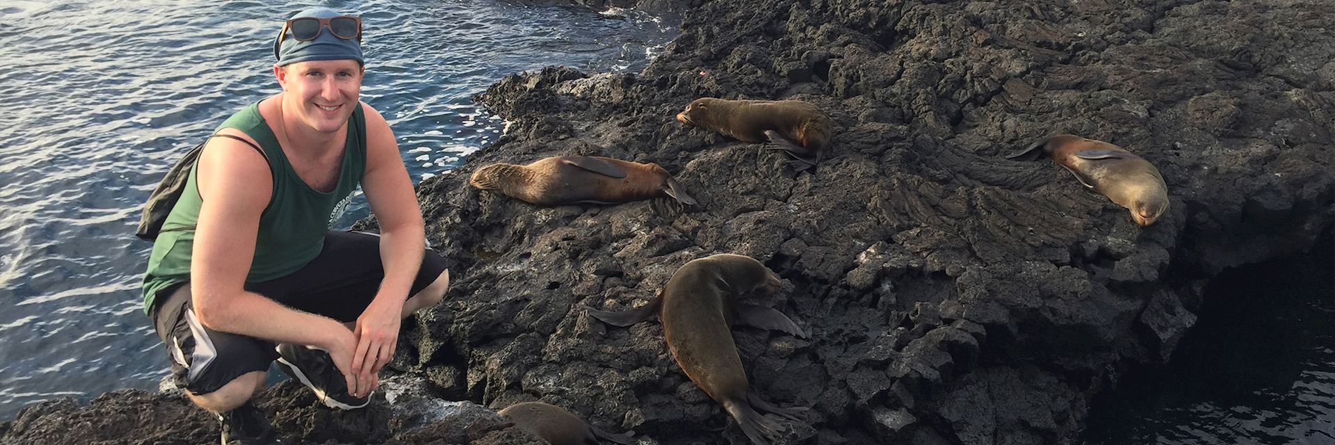 Harry in The Galapagos Islands