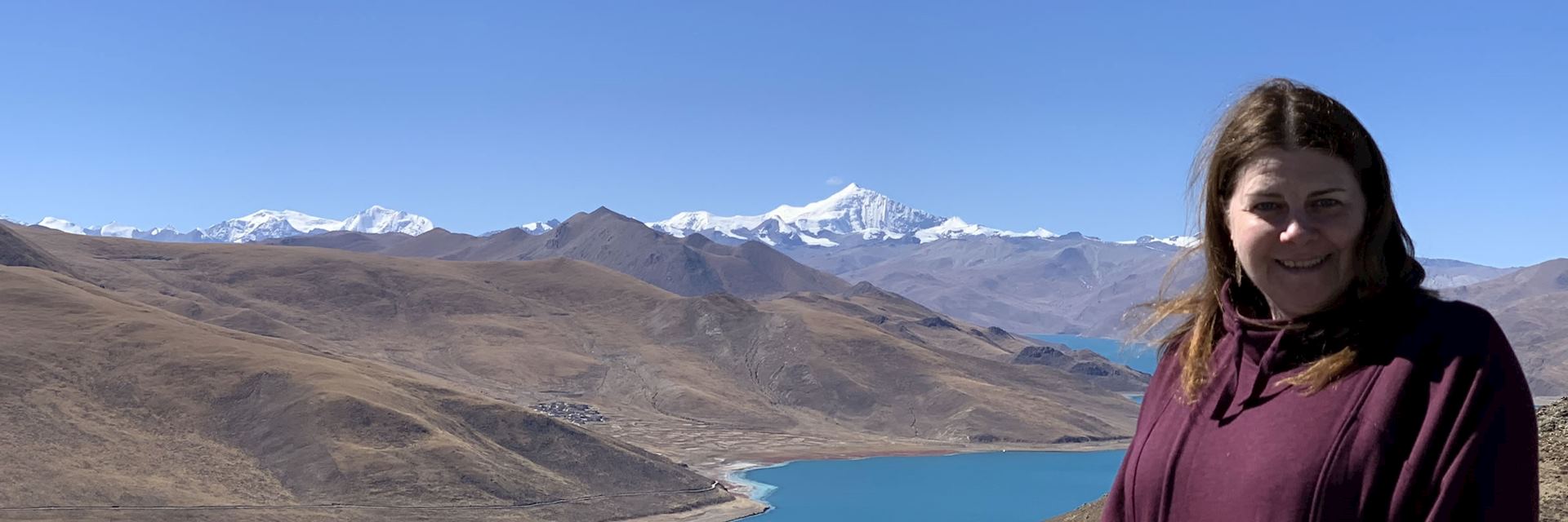 Kara at Yamdrok-tso in Tibet