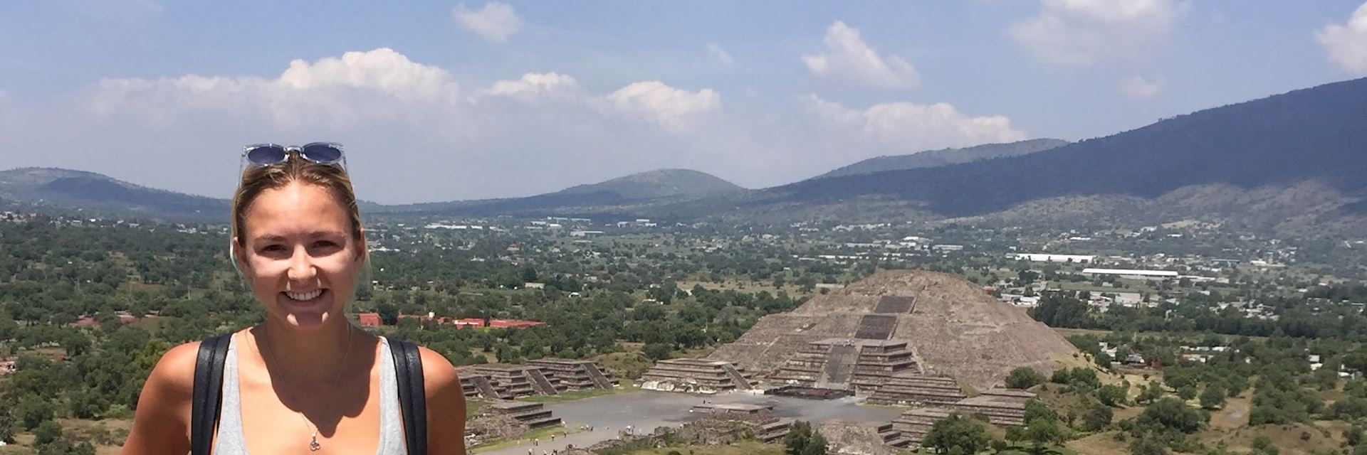 Victoria at Teotihuacan, Mexico City