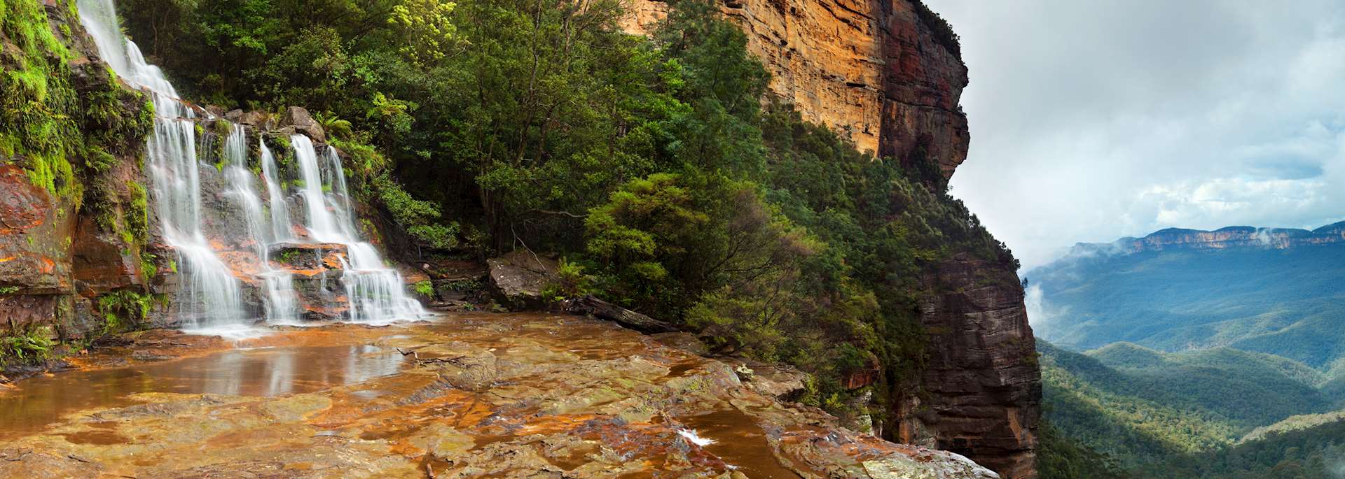 Katoomba Falls in the Blue Mountains, New South Wales, Australia