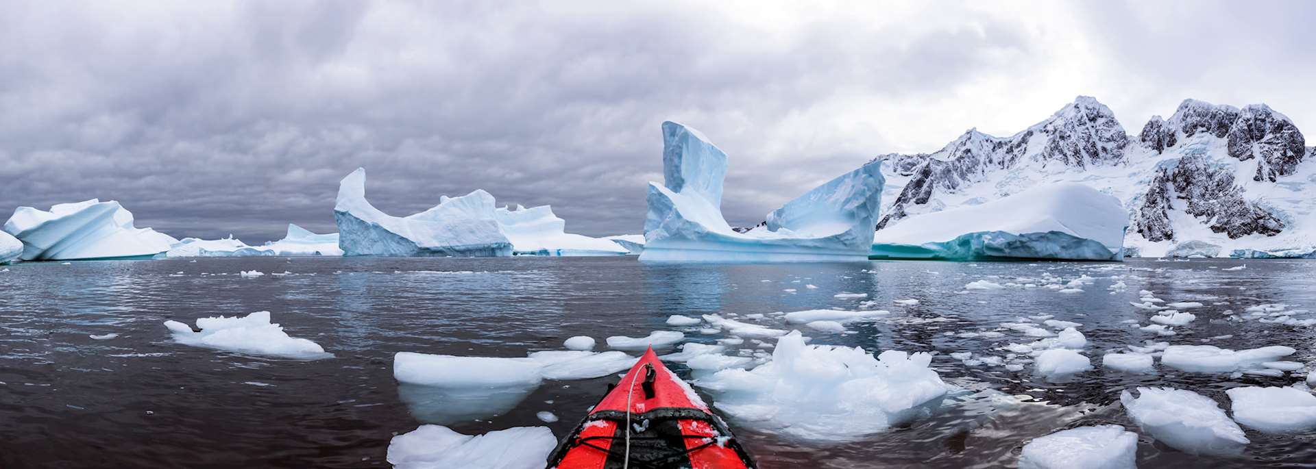Kayaking in Antarctica